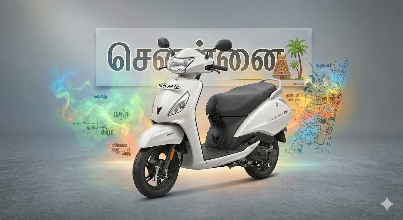 TVS Jupiter scooter rental Coimbatore Royal Riders